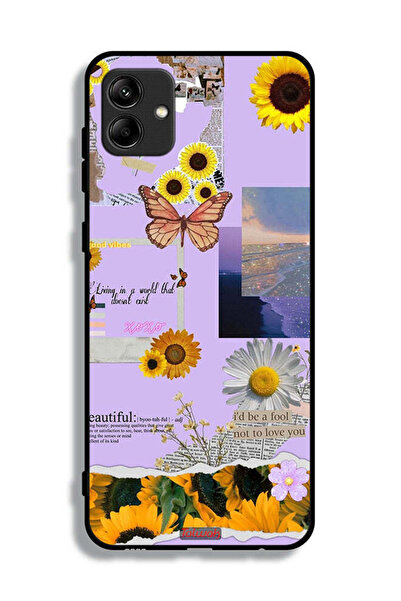 Tolwak غطاء حماية لهاتف سامسونج جالاكسي M04 بملصقات عباد الشمس الجميلة