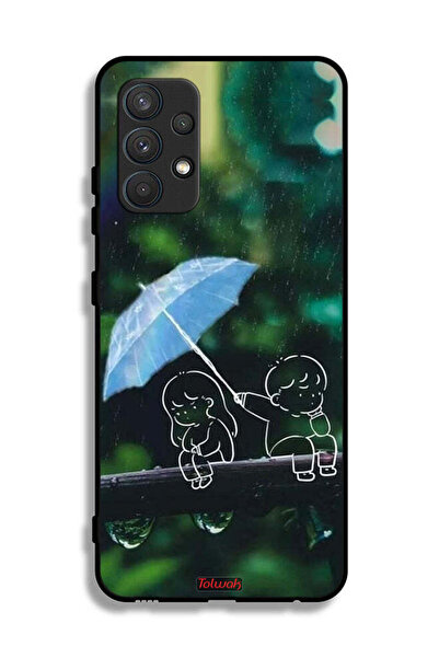 Tolwak غطاء حماية لهاتف Samsung Galaxy A32 4G بتصميم زوجين من الفن التجريدي