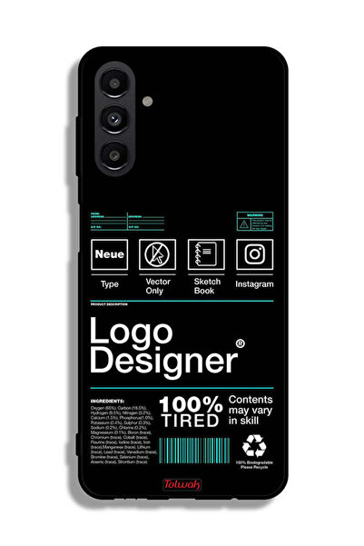 Tolwak Samsung Galaxy A13 5G Protective Case Cover Logo Designer Sticker
