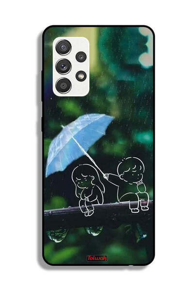 Tolwak غطاء حماية لهاتف Samsung Galaxy A32 5G بتصميم زوجين من الفن التجريدي