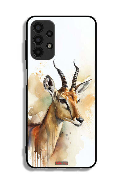 Tolwak Samsung Galaxy A13 4G Protective Case Cover Deer Abstract Art