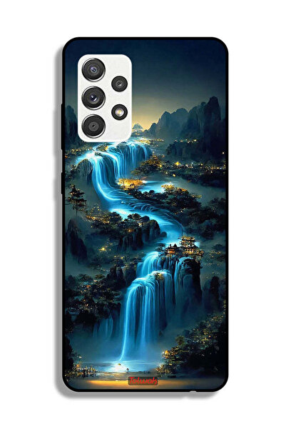 Tolwak غطاء حماية لهاتف سامسونج جالاكسي A32 5G بتصميم شلال فني