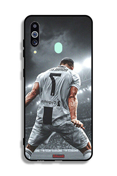 Tolwak غطاء حماية لهاتف سامسونج جالكسي A60 بطبعة احتفال كريستيانو رونالدو