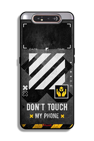 Tolwak Samsung Galaxy A80 Protective Case Cover Do Not Touch My Phone