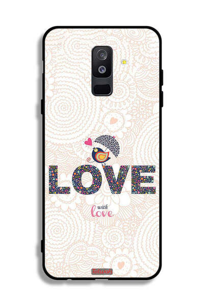 Tolwak غطاء حماية لهاتف سامسونج جالاكسي A6 بلس (2018) - حب مع الحب