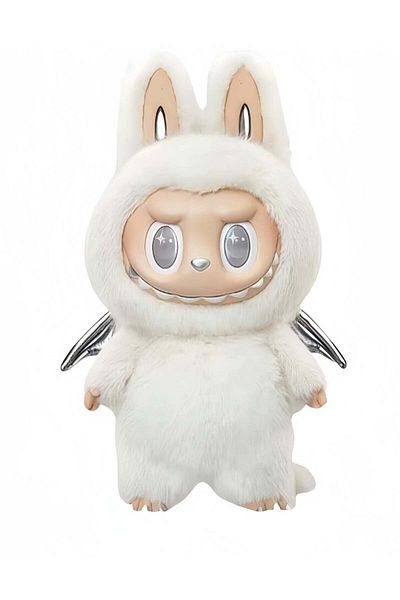 Pop Mart Labobo Vinyl Stuffed Doll Necklace, 17 cm, Limited Edition - Angel