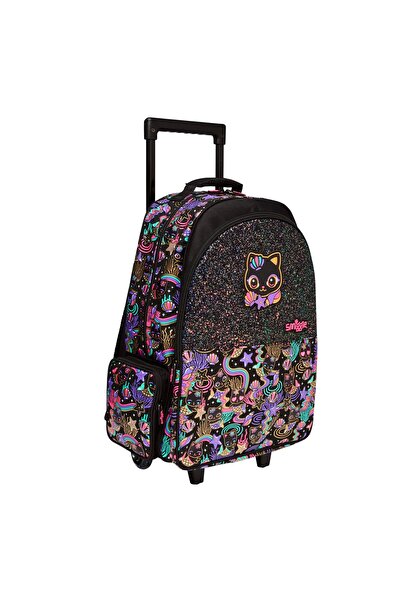 SMIGGLE - Hey There Işıklı Tekerlekli Çekçekli Okul Ve Seyahat Çantası