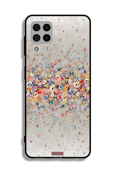 Tolwak غطاء حماية لهاتف سامسونج جالاكسي A22 4G بنقشة زهور صغيرة وفن تجريدي