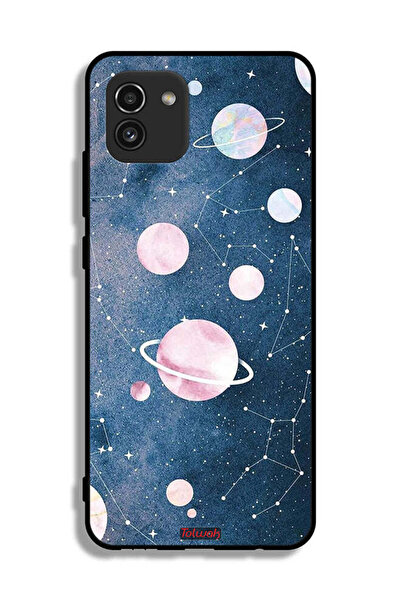 Tolwak Samsung Galaxy A03 Protective Case Cover Space Art