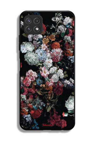 Tolwak غطاء حماية لهاتف سامسونج جالاكسي A22 5G بنقشة ورود عتيقة