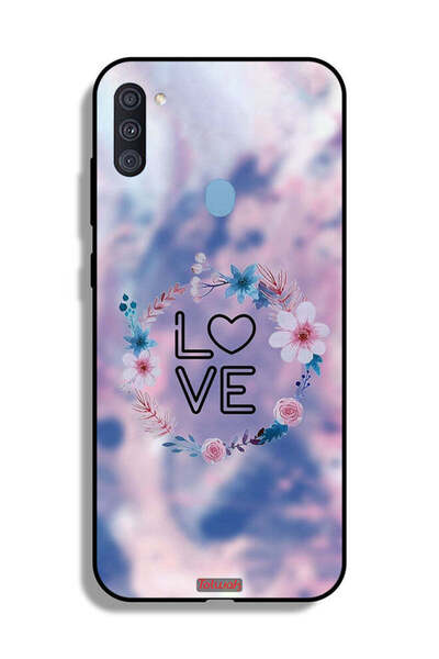 Tolwak غطاء حماية لهاتف سامسونج جالكسي A11 بتصميم خاتم زهور الحب