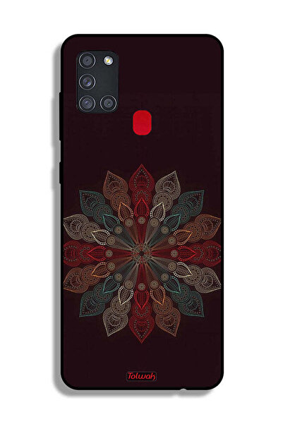 Tolwak غطاء حماية لهاتف سامسونج جالكسي A21s بتصميم زهرة ماندالا