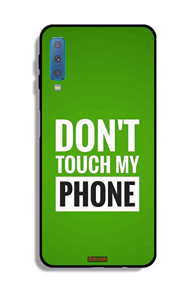 Tolwak غطاء حماية لهاتف Samsung Galaxy A7 (2018) لا تلمس هاتفي