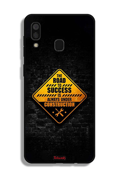 Tolwak غطاء حماية لهاتف سامسونج جالكسي A30 الطريق إلى النجاح دائمًا قيد الإنشاء