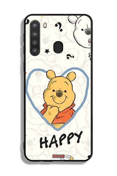 Tolwak غطاء حماية لهاتف سامسونج جالكسي A21 بتصميم الدب باباي