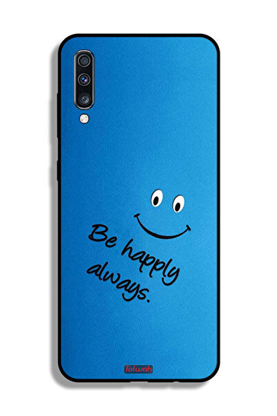 Tolwak غطاء حماية لهاتف سامسونج جالكسي A70 كن سعيدًا دائمًا