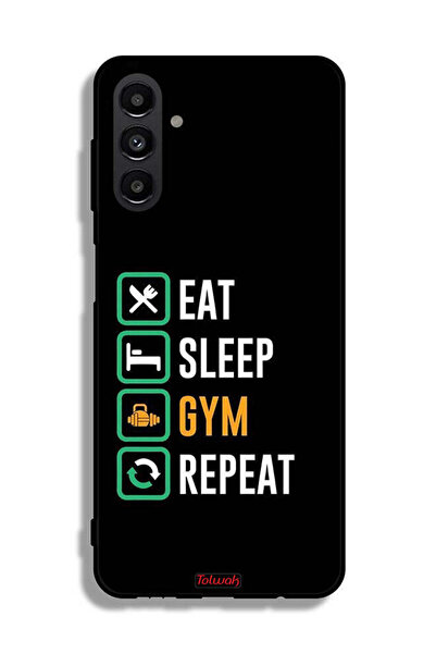Tolwak Samsung Galaxy A13 5G Protective Case Cover Eat Sleep Gym Repeat