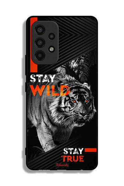 Tolwak غطاء حماية لهاتف سامسونج جالاكسي A53 5G - Stay Wild Stay True