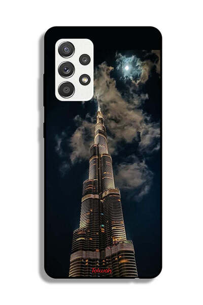 Tolwak Samsung Galaxy A32 5G Protective Case Cover Burj Khalifa In Night