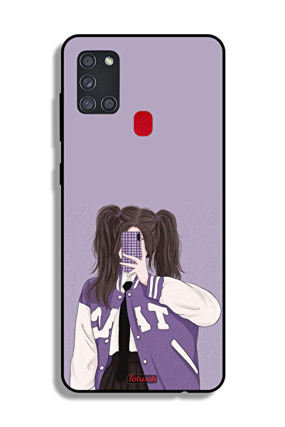 Tolwak غطاء حماية لهاتف سامسونج جالكسي A21s لالتقاط صورة سيلفي