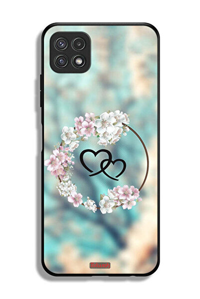 Tolwak غطاء حماية لهاتف سامسونج جالاكسي A22 5G برسومات قلوب في خاتم