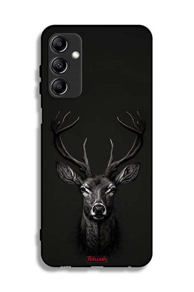 Tolwak غطاء حماية لهاتف Samsung Galaxy A14 5G بتصميم غزال فني رقمي