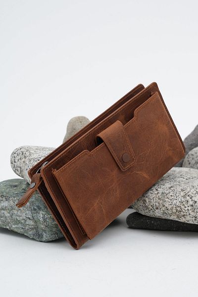 Deri Company Leather Portfolio Tan 215001