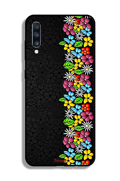 Tolwak غطاء حماية لهاتف سامسونج جالكسي A70 من فلاورز لاين