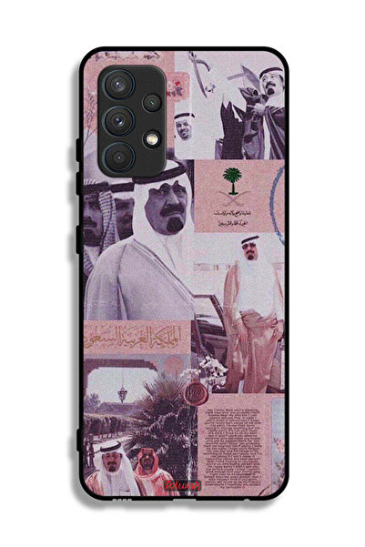 Tolwak غطاء حماية لهاتف سامسونج جالاكسي A32 4G، ملصق الملك عبد الله العتيق