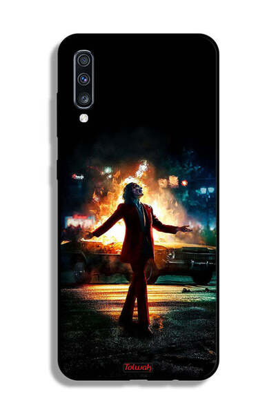Tolwak غطاء حماية لهاتف Samsung Galaxy A70 - وضع الجوكر السعيد