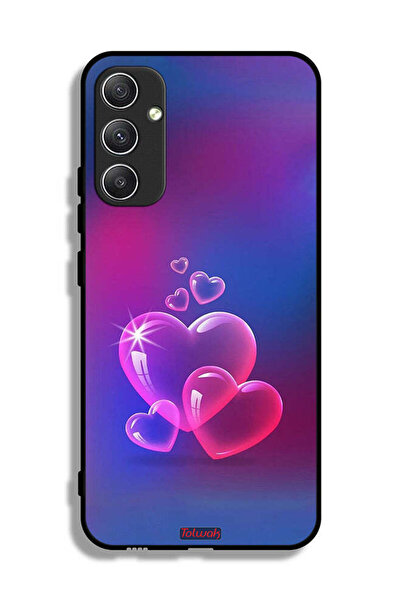 Tolwak غطاء حماية لهاتف سامسونج جالاكسي A34 5G بنقشة قلوب الماء