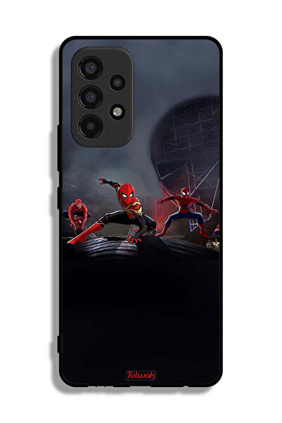 Tolwak Samsung Galaxy A53 5G Protective Case Cover Three Spiders