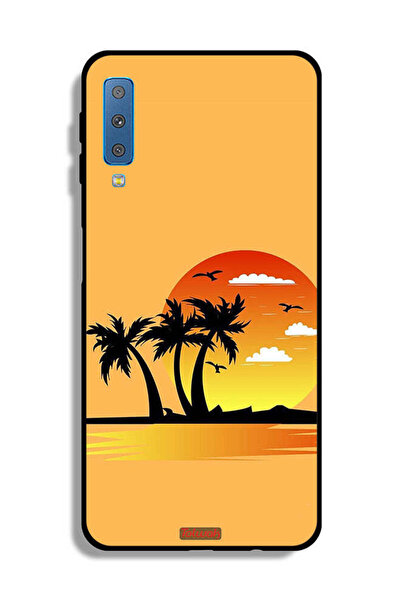 Tolwak غطاء حماية لهاتف Samsung Galaxy A7 (2018) برسومات تجريدية