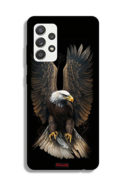 Tolwak Samsung Galaxy M32 5G Protective Case Cover Eagle Spread Wings