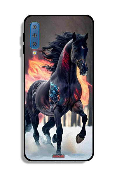 Tolwak غطاء حماية لهاتف Samsung Galaxy A7 (2018) Horse Hd