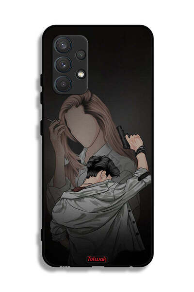 Tolwak Samsung Galaxy A32 4G Protective Case Cover Gang Of Couple