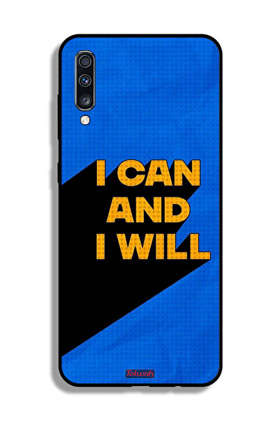 Tolwak غطاء حماية لهاتف سامسونج جالكسي A70 - أستطيع وسأفعل