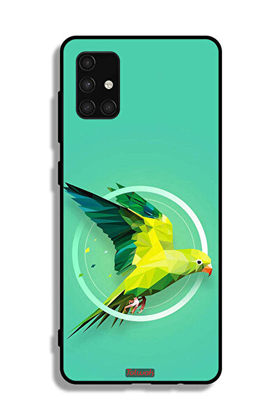 Tolwak غطاء حماية لهاتف سامسونج جالاكسي A71 4G بتصميم ببغاء تجريدي