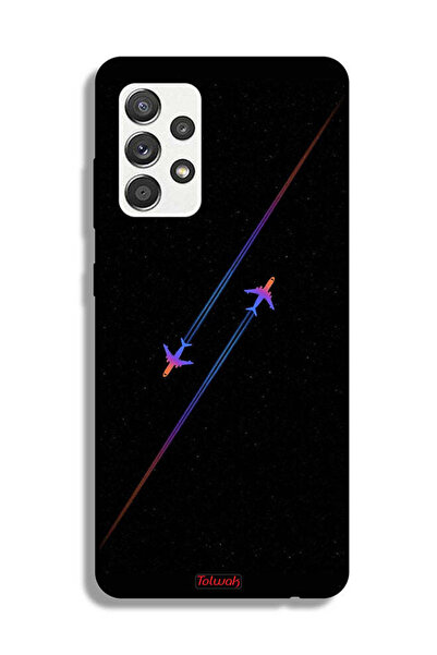 Tolwak Samsung Galaxy A32 5G Protective Case Cover Airplanes Art