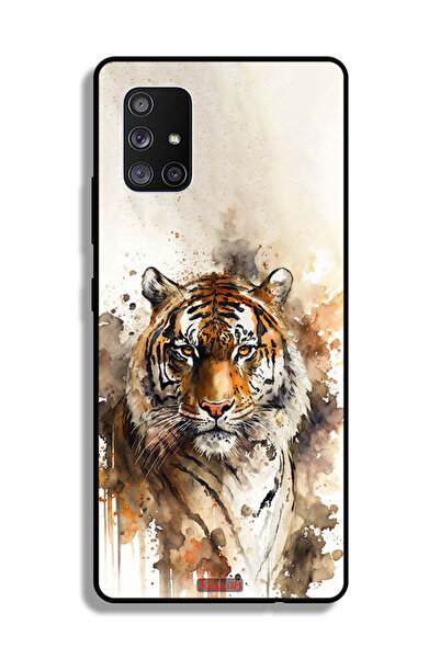 Tolwak غطاء حماية لهاتف Samsung Galaxy A71 5G بنقشة فن تجريدي من جلد الفهد