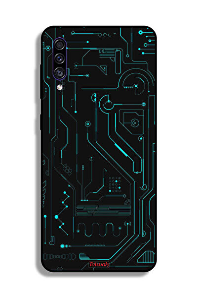 Tolwak غطاء حماية لهاتف سامسونج جالكسي A50 - دوائر فنية رقمية - شاشة متعددة