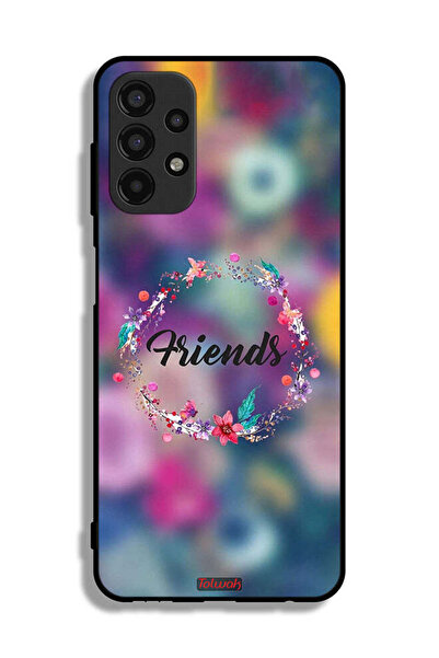 Tolwak غطاء حماية لهاتف سامسونج جالاكسي A13 4G بتصميم خاتم أصدقاء الزهور