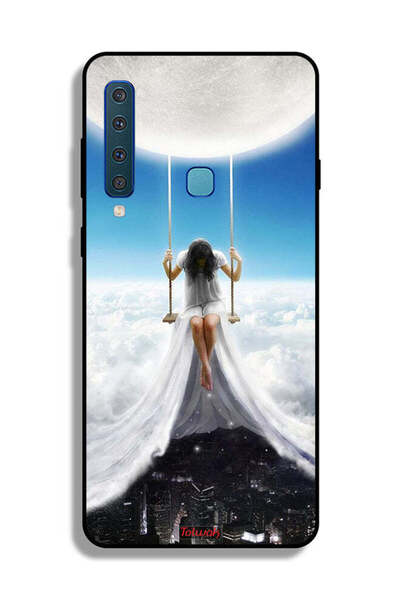 Tolwak غطاء حماية لهاتف Samsung Galaxy A9 (2018) بتصميم فن مدينة الغيوم القمرية