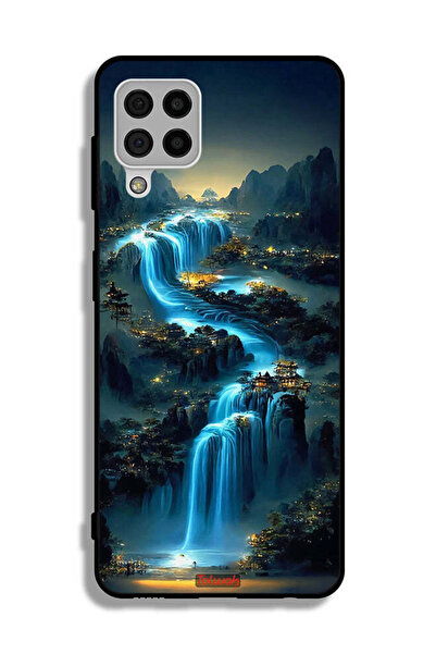 Tolwak غطاء حماية لهاتف سامسونج جالاكسي A22 4G بتصميم شلال فني