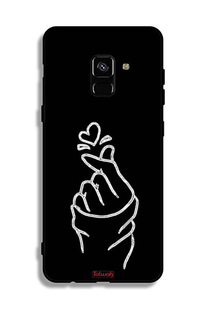 Tolwak غطاء حماية لهاتف Samsung Galaxy A8 Plus (2018) Snap Love