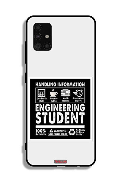 Tolwak سامسونج جالاكسي A51 4G سامسونج A51 4G غطاء واقي ملصق الطالب الهندسي