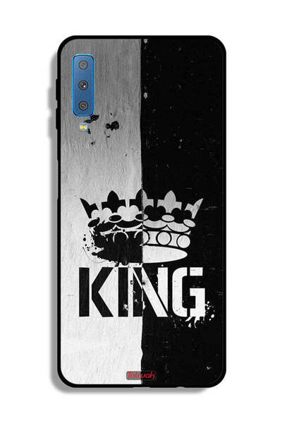 Tolwak غطاء حماية لهاتف Samsung Galaxy A7 (2018) King Vintage