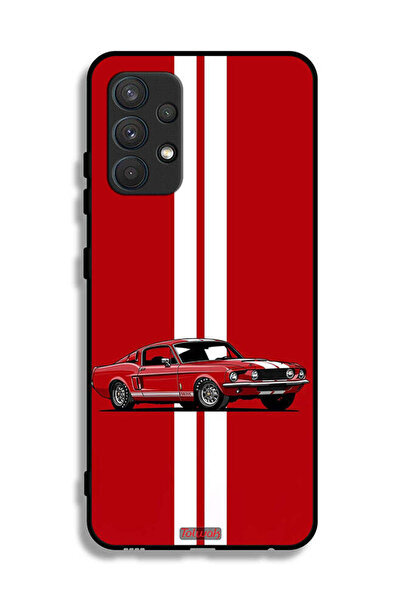Tolwak Samsung Galaxy A32 4G Protective Case Cover Vintage Car Abstract Art