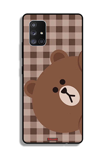 Tolwak غطاء حماية لهاتف سامسونج جالاكسي A71 5G على شكل دب تيدي