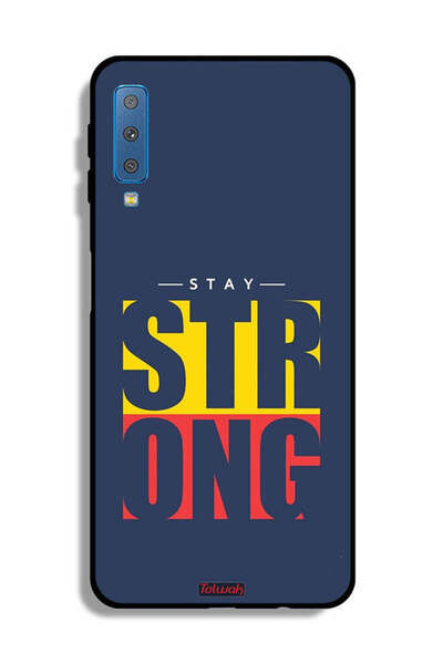 Tolwak Samsung Galaxy A7 (2018) Protective Case Cover Stay Strong